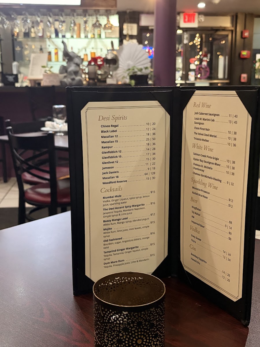 Menu The Desi Accent-4