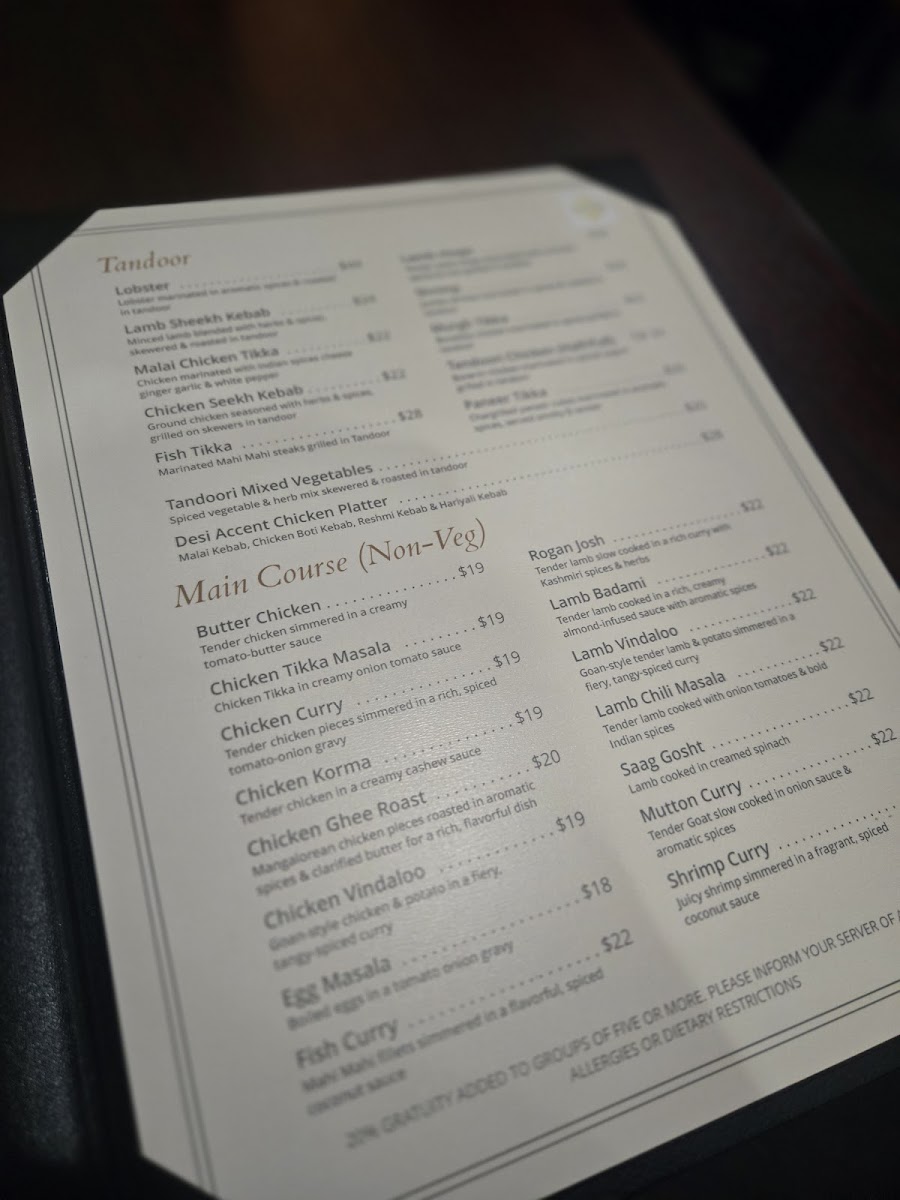 Menu The Desi Accent-5