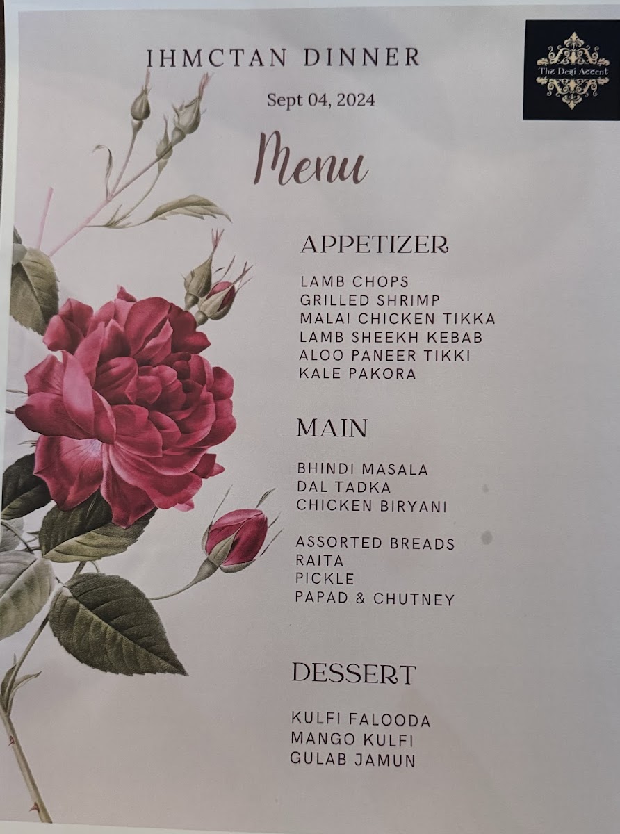 Menu The Desi Accent-6